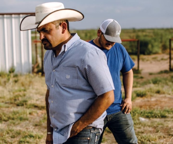 MIDLAND, TX - AUGUST 30: Sadrac Garcia (left) and his brother Juan (right) walk through the backyard of their home in Midland, TX, on Saturday, August 30, 2019.
Their father, Isac Garcia-Wislar, died at age 52, while being detained on an immigration hold by the United States Marshals Service, an arm of the Department of Justice, at the Tom Green County Jail in San Angelo, Texas, in 2017.