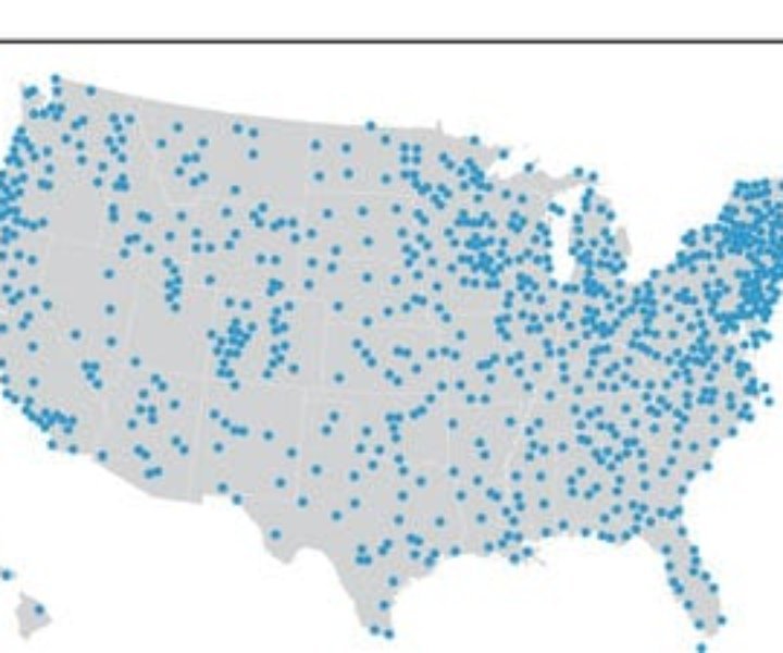 There are over 1000 NPR Member Station signals broadcasting across the United States
